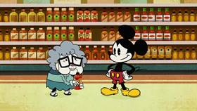 Screenshots from the 2020 Disney Television Animation cartoon Supermarket Scramble