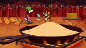 Screenshots from the 2020 Disney Television Animation cartoon Cheese Wranglers