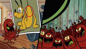 Screenshots from the 2020 Disney Television Animation cartoon Hard to Swallow