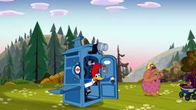 Screenshots from the 2020 Universal 1440 Entertainment cartoon Time Warped