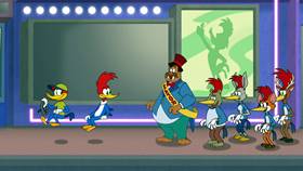 Screenshots from the 2020 Universal 1440 Entertainment cartoon Time Warped