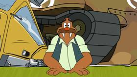 Screenshots from the 2020 Universal 1440 Entertainment cartoon Time Warped