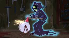 Screenshots from the 2020 Universal 1440 Entertainment cartoon Haunted Hijinks