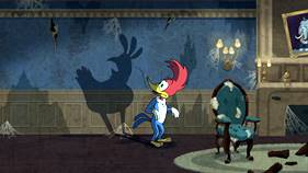 Screenshots from the 2020 Universal 1440 Entertainment cartoon Haunted Hijinks