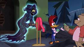 Screenshots from the 2020 Universal 1440 Entertainment cartoon Haunted Hijinks