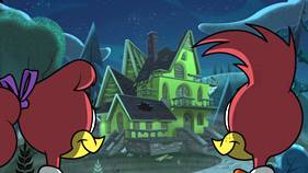 Screenshots from the 2020 Universal 1440 Entertainment cartoon Haunted Hijinks