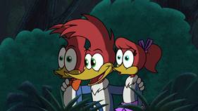 Screenshots from the 2020 Universal 1440 Entertainment cartoon Haunted Hijinks