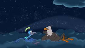 Screenshots from the 2020 Universal 1440 Entertainment cartoon Birds of a Feather