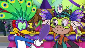 Screenshots from the 2020 Universal 1440 Entertainment cartoon Birds of a Feather