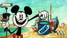 Screenshots from the 2020 Disney Television Animation cartoon The Big Good Wolf