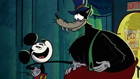 Screenshots from the 2020 Disney Television Animation cartoon The Big Good Wolf