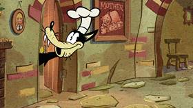 Screenshots from the 2020 Disney Television Animation cartoon The Big Good Wolf