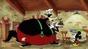 Screenshots from the 2020 Disney Television Animation cartoon The Big Good Wolf