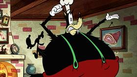 Screenshots from the 2020 Disney Television Animation cartoon The Big Good Wolf