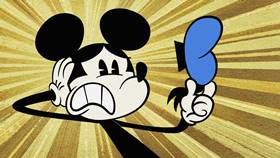 Screenshots from the 2020 Disney Television Animation cartoon The Big Good Wolf