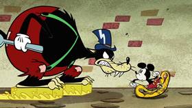 Screenshots from the 2020 Disney Television Animation cartoon The Big Good Wolf