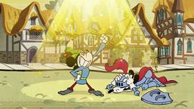 Screenshots from the 2020 Disney Television Animation cartoon The Brave Little Squire