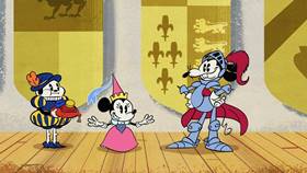 Screenshots from the 2020 Disney Television Animation cartoon The Brave Little Squire