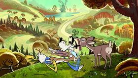 Screenshots from the 2020 Disney Television Animation cartoon An Ordinary Date