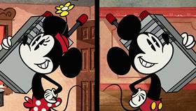 Screenshots from the 2020 Disney Television Animation cartoon An Ordinary Date