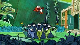 Screenshots from the 2020 Disney Television Animation cartoon School of Fish