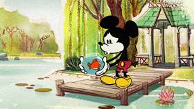 Screenshots from the 2020 Disney Television Animation cartoon School of Fish