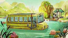 Screenshots from the 2020 Disney Television Animation cartoon School of Fish