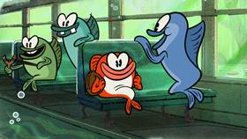 Screenshots from the 2020 Disney Television Animation cartoon School of Fish