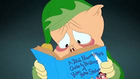 Screenshots from the 2020 Warner Bros. Television cartoon Elf Help