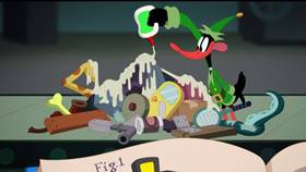 Screenshots from the 2020 Warner Bros. Television cartoon Elf Help