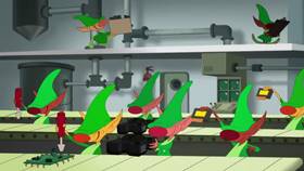 Screenshots from the 2020 Warner Bros. Television cartoon Elf Help