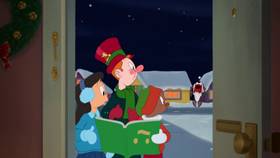 Screenshots from the 2020 Warner Bros. Television cartoon Yuletide Taz