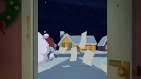 Screenshots from the 2020 Warner Bros. Television cartoon Yuletide Taz