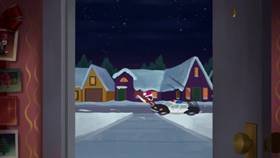 Screenshots from the 2020 Warner Bros. Television cartoon Yuletide Taz