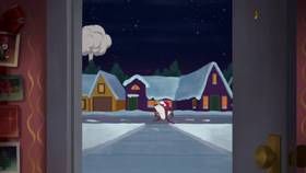 Screenshots from the 2020 Warner Bros. Television cartoon Yuletide Taz