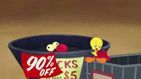 Screenshots from the 2020 Warner Bros. Television cartoon Holiday Purrchase