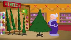 Screenshots from the 2020 Warner Bros. Television cartoon Holiday Purrchase