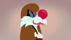 Screenshots from the 2020 Warner Bros. Television cartoon Holiday Purrchase