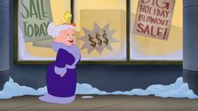 Screenshots from the 2020 Warner Bros. Television cartoon Holiday Purrchase