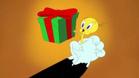 Screenshots from the 2020 Warner Bros. Television cartoon Holiday Purrchase