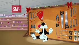 Screenshots from the 2020 Warner Bros. Television cartoon Holiday Purrchase
