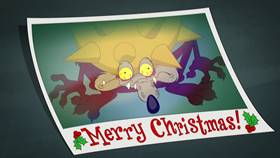 Screenshots from the 2020 Warner Bros. Television cartoon Ho Ho Go!