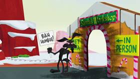 Screenshots from the 2020 Warner Bros. Television cartoon Ho Ho Go!