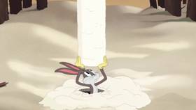 Screenshots from the 2020 Warner Bros. Television cartoon Snow Laughing Matter