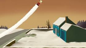 Screenshots from the 2020 Warner Bros. Television cartoon Snow Laughing Matter