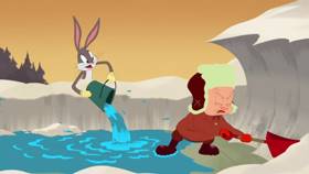 Screenshots from the 2020 Warner Bros. Television cartoon Snow Laughing Matter
