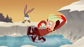 Screenshots from the 2020 Warner Bros. Television cartoon Snow Laughing Matter
