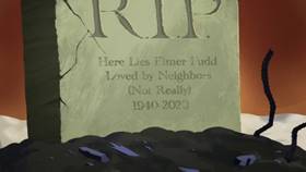 Screenshots from the 2020 Warner Bros. Television cartoon Snow Laughing Matter