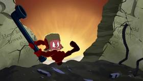 Screenshots from the 2020 Warner Bros. Television cartoon Snow Laughing Matter