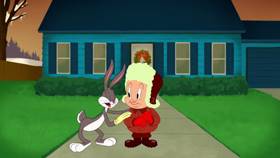 Screenshots from the 2020 Warner Bros. Television cartoon Snow Laughing Matter